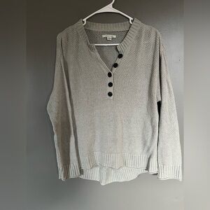 American Eagle Button Knit Sweater